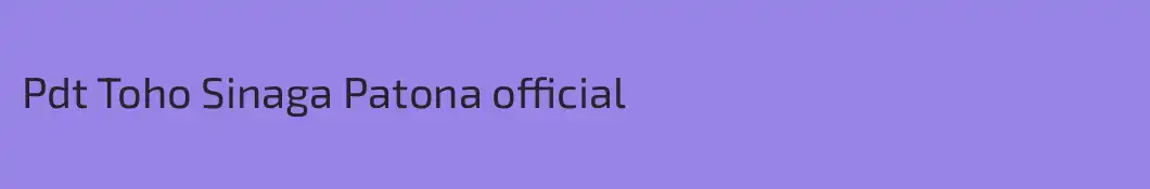 Pdt Toho Sinaga Patona official